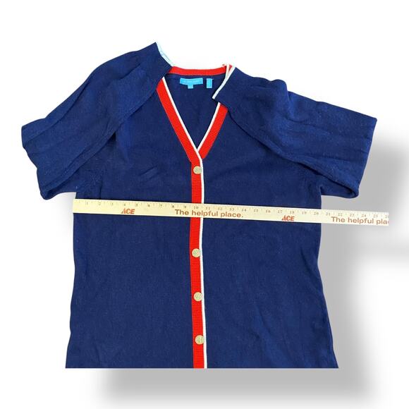 Tuckernuck Draper James Nassau Navy Sweater Mini Dress Size XXL Knit Preppy - Picture 6 of 9